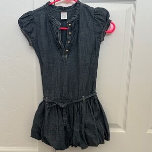 Gymboree Jean Kids Dress with Ruffle Sleeves